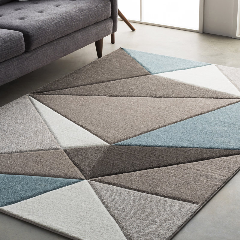 Cheeseman Gray/Blue/Brown Area Rug & Reviews AllModern